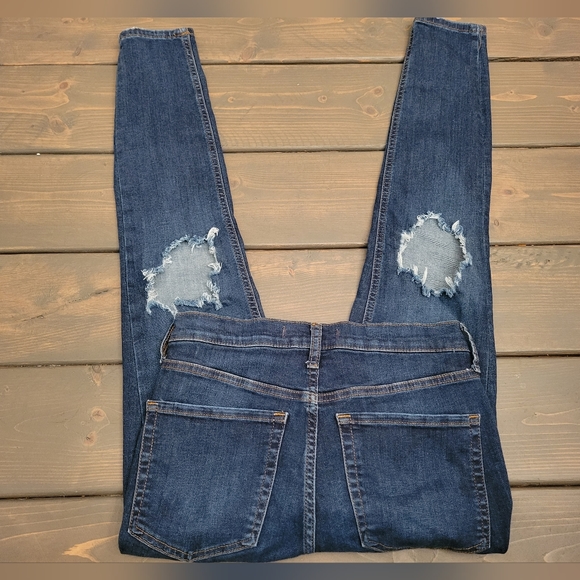 Free people busted knee jeans size 27 - Picture 4 of 7